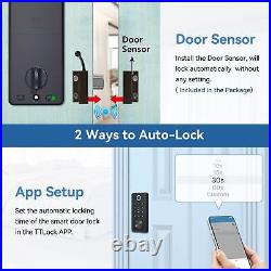 Metal Keypad Bolt Locks Biometric Fingerprint Bluetooth Code Home Entry Hoor