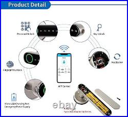 NewestSmart Lock CATCHFACE Fingerprint Door Lock Biometric Door Lock WiFi/C