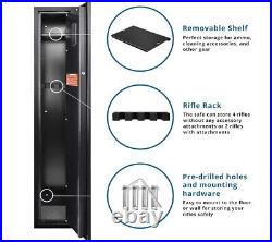 Quick and Easy Access Biometric Fingerprint Rifle Shotgun Firearm Long Gun Safe