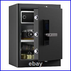 RPNB Deluxe Home Safe, 2.8 Cubic Feet Smart Touch Screen Biometric Fingerprint