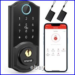 SMONET Smart Door Lock, Keyless Entry Smart Locks for Door Fingerprint Biometric