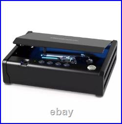 SentrySafe Biometric Gun Safe for 1 Pistol with Fingerprint Lock & Interior Lights