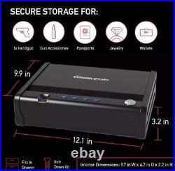 SentrySafe Biometric Gun Safe for 1 Pistol with Fingerprint Lock & Interior Lights