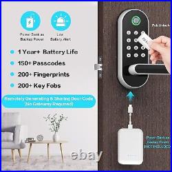 Sifely Smart Lock Keyless Entry, Fingerprint & Keypad Door Lock (1 Smart Lock)