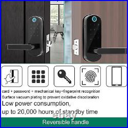 Smart Biometric Fingerprint Lock Wifi APP Digital Password IC Karte Key Door