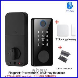 Smart Deadbolt Locks Bluetooth App Biometric Fingerprint Password Keyless Entry