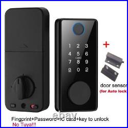 Smart Deadbolt Locks Bluetooth App Biometric Fingerprint Password Keyless Entry