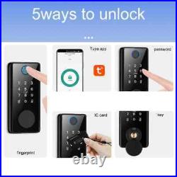Smart Deadbolt Locks of Tuya Bluetooth App Biometric Fingerprint Keyless