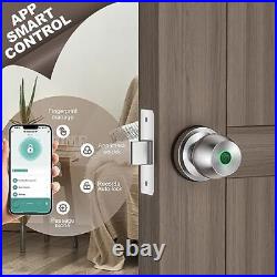 Smart Door Handle, Keyless Entry Door Lock, Biometric Fingerprint Smart Door