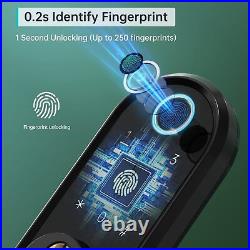 Smart Door Lock, 8-in-1 Keyless Entry Door Lock Biometric Fingerprint Smart D