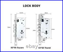 Smart Door Lock Biometric Fingerprint Digital Locks Wifi APP Remote Unlocking