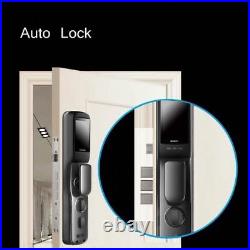 Smart Door Lock Camera Biometric Fingerprint Password Key IC Card Security
