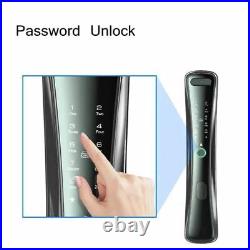 Smart Door Lock Camera Biometric Fingerprint Password Key IC Card Security