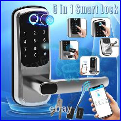 Smart Door Lock WiFi Alexa Electronic Deadbolt Digital Keyless Fingerprint Lock