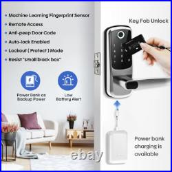 Smart Door Lock Wifi Biometric Fingerprint Touch Password Digital Keyless Keypad