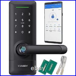 Smart Door Lock Yamiry Smart Door Handle Biometric Fingerprint Door Lock Keyl