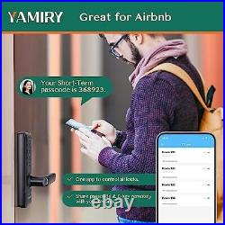 Smart Door Lock Yamiry Smart Door Handle Biometric Fingerprint Door Lock Keyl