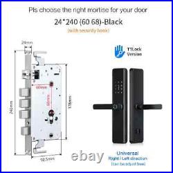 Smart Fingerprint Door Lock Bluetooth Unlock Lock Biometric Electronic Gate Lock