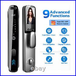 Smart Fingerprint Face Recognition Keypad Password Digital door lock Biometric