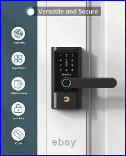 Smart Keyless Entry Door Lock-Fingerprint Bluetooth Keypad