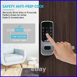 Smart Lock Biometric Fingerprint Touch Keyless Entry Door Lock Electronic Keypad