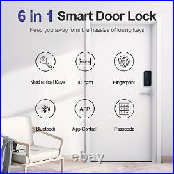 Smart Lock Door Keyles Fingerprint Biometric Keypad Digital Electronic Deadbolt