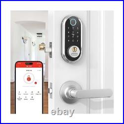 Smonet Pro Smart Fingerprint Front Door Lock Set Biometric, Touchscreen, Bl