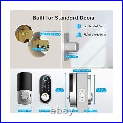 Smonet Pro Smart Fingerprint Front Door Lock Set Biometric, Touchscreen, Bl