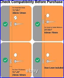 TMEZON Smart Door Lock, Fingerprint Door Lock with Keypad Keyless Entry Door Loc