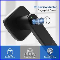 Tenon K1 Fingerprint Smart Door Lock with Handle, Biometric Fingerprint Deadbolt