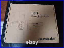 Ultraloq UL1 Bluetooth Enabled Fingerprint Key Fob Smart Lock Satin Nickel
