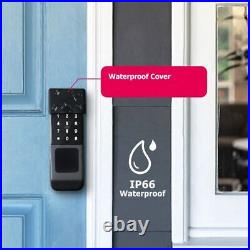 Waterproof Door Lock Fingerprint Keyless Wifi Electronic Unlock Outdoor Garden