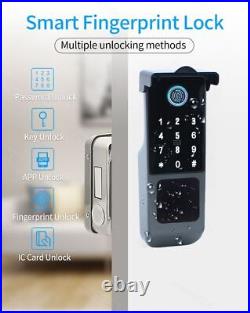 Waterproof Fingerprint Lock Remote Unlock Digital Code Garden Electronic Door