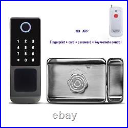 Waterproof Fingerprint Lock Remote Unlock Digital Code Garden Electronic Door