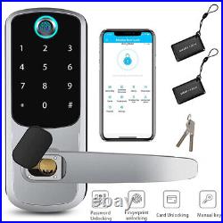 WiFi Smart Door Lock APP Control Biometric Fingerprint Keyless Digital Keypad