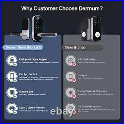 WiFi Smart Lock, Dermum Biometric Fingerprint Keyless Entry Door Locks