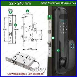 Wifi Smart Door Lock TT Lock Fingerprint Lock Auto Electronic Bio-metric Lock