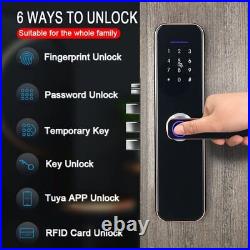 Wifi Smart Door Lock With Biometric Fingerprint /Smart Card /Password/Key Unlock