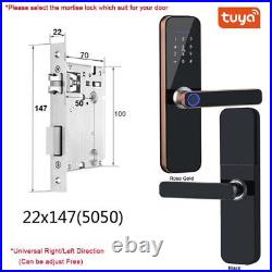 Wifi Smart Door Lock With Biometric Fingerprint /Smart Card /Password/Key Unlock