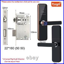 Wifi Smart Door Lock With Biometric Fingerprint /Smart Card /Password/Key Unlock