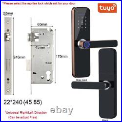 Wifi Smart Door Lock With Biometric Fingerprint /Smart Card /Password/Key Unlock