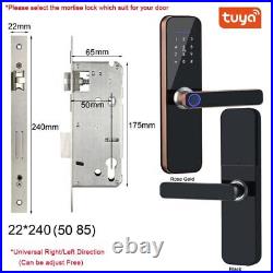 Wifi Smart Door Lock With Biometric Fingerprint /Smart Card /Password/Key Unlock